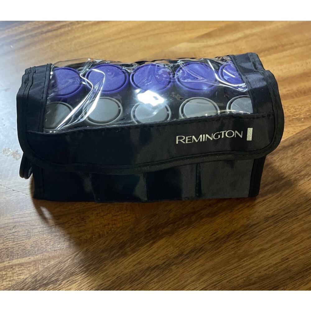 Remington Hot Rollers Travel Size 10 Hair Curlers Compact Clips Ceramic Profess